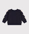Baby-Sweatshirt aus Molton blau SMOKING