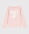 Langärmeliges T-Shirt aus Baumwolle für Kinder/Mädchen rosa SALINE