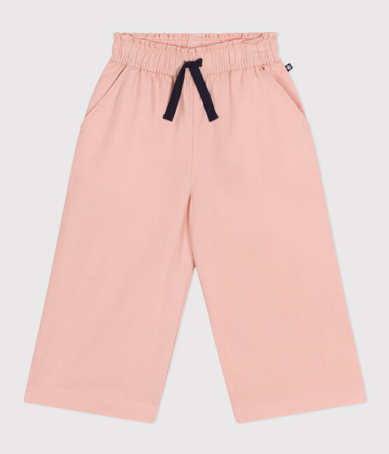 Kinder weite-Hose aus Baumwoll-Kattun für Mädchen rosa SALINE