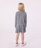 Kinder-Cardigan aus Baumwolle mit Streifen blau SMOKING/weiss MARSHMALLOW