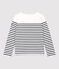 Iconische marinière Dames weiss MARSHMALLOW/blau SMOKING