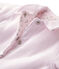 Baby-Jacke, Unisex, wattiert, 2-seitig, Ringelmuster rosa VIENNE/weiss ECUME