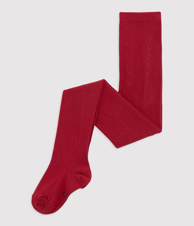 M&auml;dchen Strumpfhose aus Jersey rot