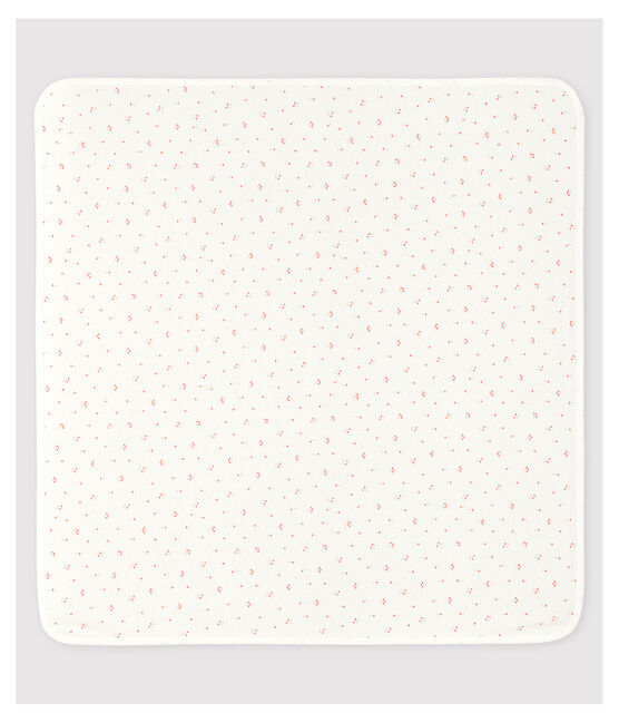 Baby-Decke für Neugeborene aus Bio-Baumwolle weiss MARSHMALLOW/weiss MULTICO