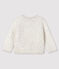 Baby-Cardigan aus Doppeljersey für Mädchen beige MONTELIMAR CHINE