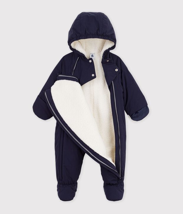 Baby-Schneeanzug aus Polyester mit Sherpa-Futter SMOKING
