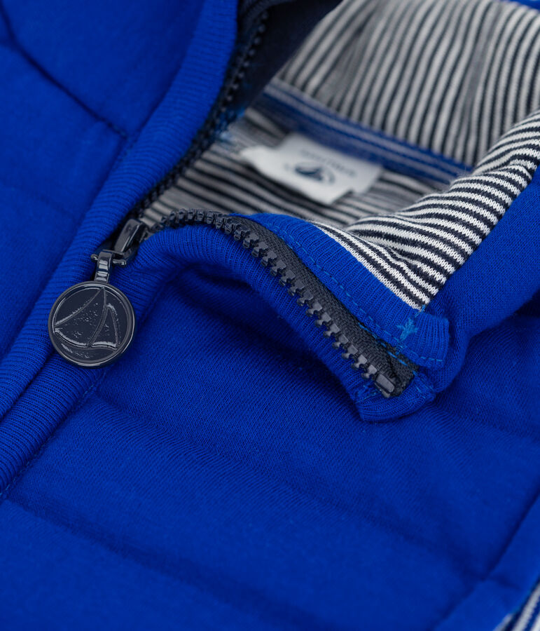 Kinder-Blouson aus gestepptem Doppeljersey M&auml;dchen - Jungen blau