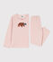 Kinderpyjama aus Nicki für Mädchen rosa SALINE