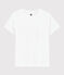 T-Shirt aus Sea-Island-Baumwolle für Damen weiss MARSHMALLOW