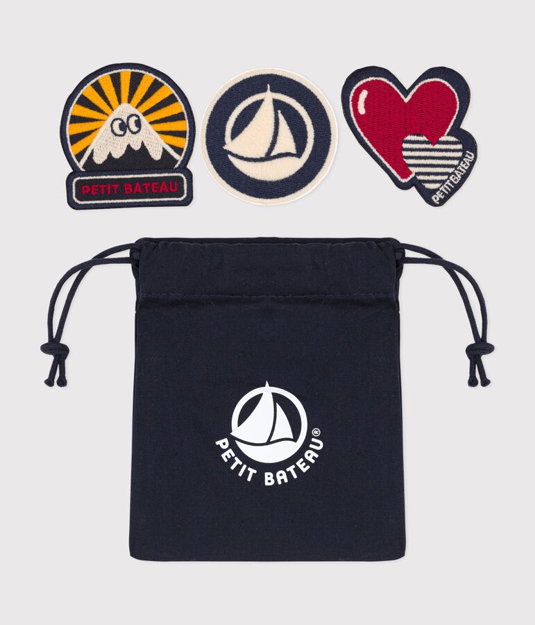 3 h&uuml;bsche Patches zum Aufb&uuml;geln vielfarbig