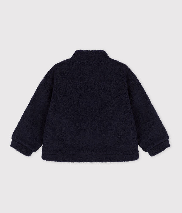 Kinderjacke aus recyceltem Kunstpelz f&uuml;r Jungen SMOKING