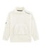 Sweatshirt aus Fleece in Schaffelloptik für Jungen weiss MARSHMALLOW