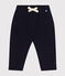 Baby-Hose aus Molton blau SMOKING