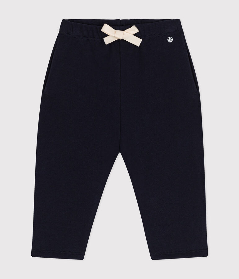Baby-Hose aus Molton blau