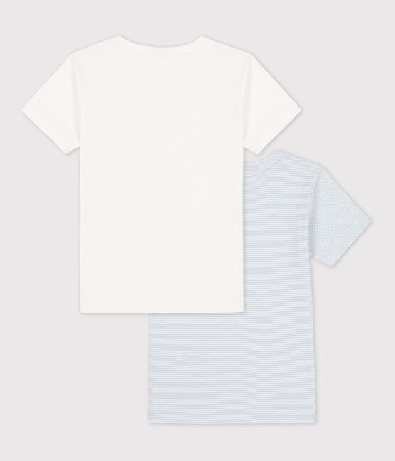 2er-Set kurzärmelige T-Shirts aus Baumwolle mit Ringelstreifen für Jungen variante 1