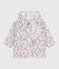 Baby-Windjacke mit UV-Schutz aus Polyester mit Blumenmuster weiss MARSHMALLOW/weiss MULTICO