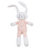 Baby-kuschelhäschen rassel unisex rosa ROSAKO/weiss MARSHMALLOW