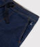 Kinderhose aus Denim-Molton für Jungen blau DENIM BLEU FONCE