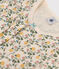 Kinderpyjama aus Baumwolle mit Blumenmuster weiss AVALANCHE/ MULTICO