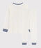 Kinderpyjama aus Rippstrick mit Tigermotiv weiss MARSHMALLOW/weiss MULTICO
