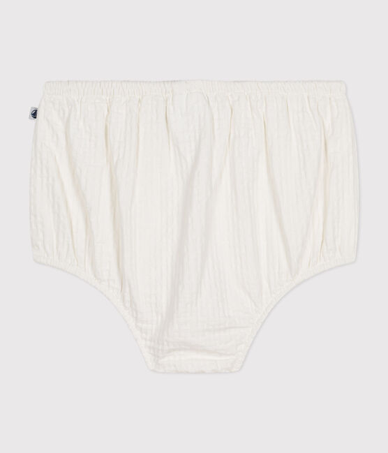 Gemusterter Baby-Bloomer weiss MARSHMALLOW