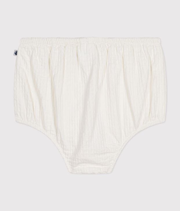 Gemusterter Baby-Bloomer weiss