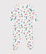 Baby-Strampler aus Baumwolle mit Paris-Printmotiv