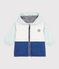 Baby-Windjacke mit Colorblock und Ringelstreifen-Futter blau/vielfarbig