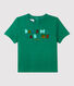 Kurzärmeliges Baby-T-Shirt aus Baumwolle mit Motiv
