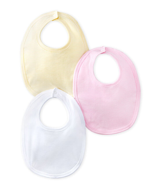 Baby-Lätzchen im 3er-Set weiss LOT
