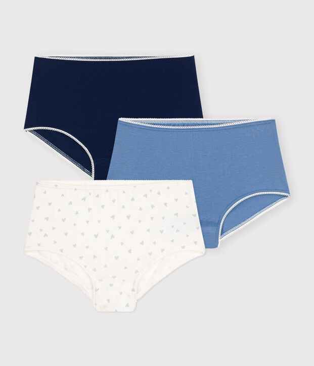 3er-Set Kinder-Shortys aus Baumwolle und Elastan vielfarbig