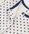 Kinder-Cardigan aus Molton für Mädchen grau BELUGA/blau MEDIEVAL