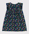 Ärmelloses Babykleid aus leichtem Jersey blau MEDIEVAL/weiss MULTICO