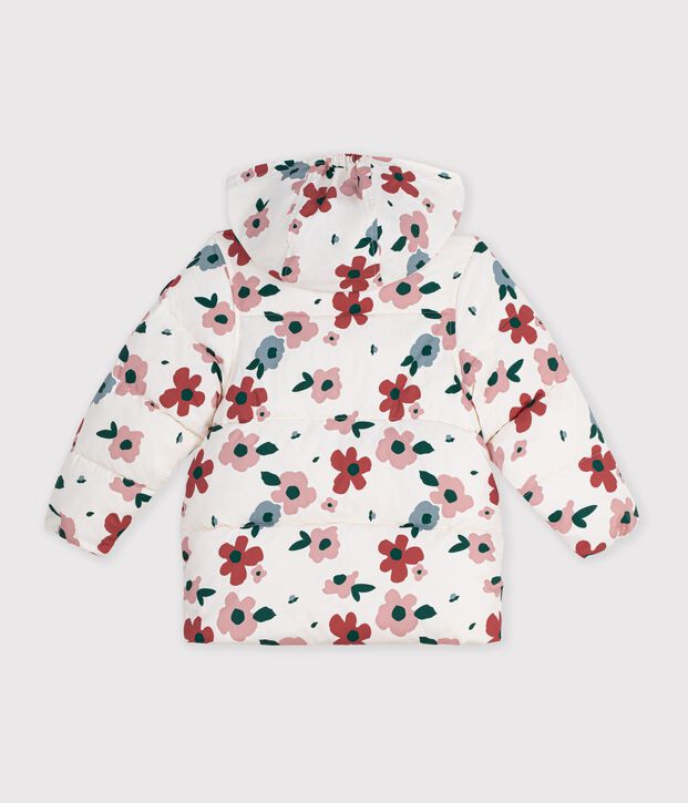 Winterjacken f&uuml;r Kinder mit Blumenmuster naturfarben/vielfarbig