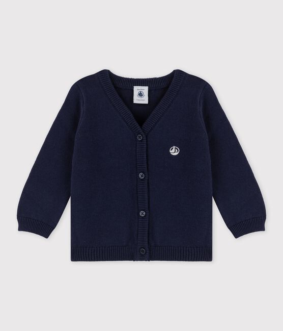 Baby-Strickjacke blau SMOKING