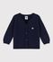 Baby-Strickjacke blau SMOKING
