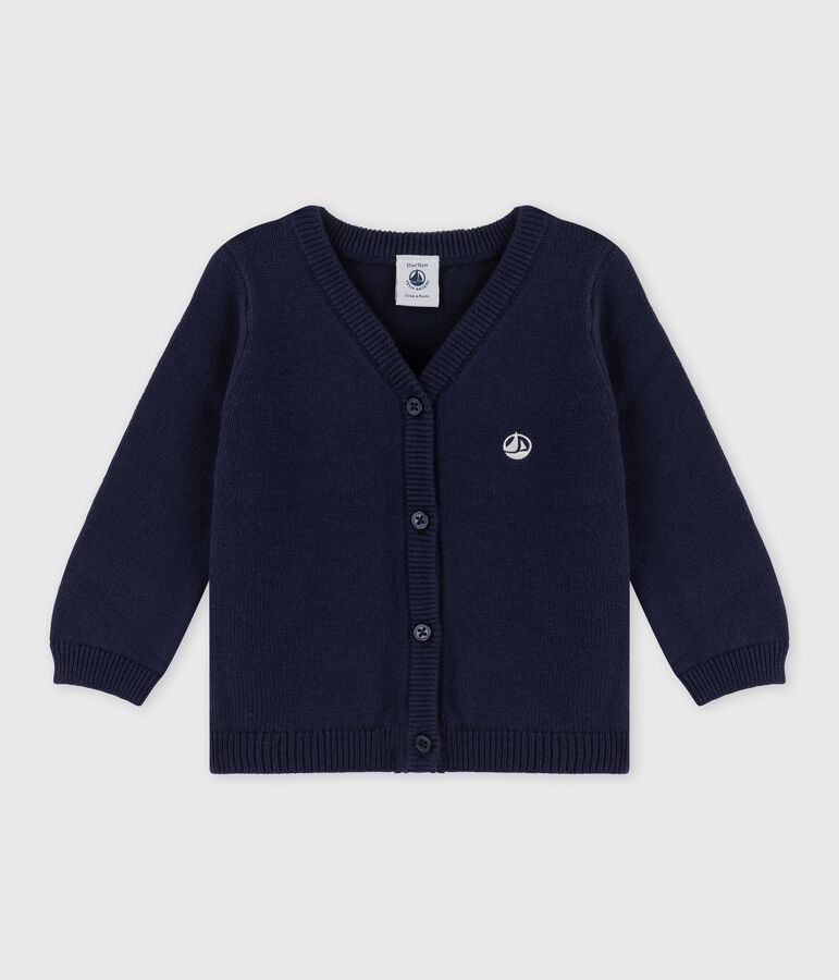 Baby-Strickjacke blau