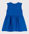 Ärmelloses Baby-Kleid aus Leinen blau PORCELANA