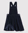 Kinder-Latzkleid für Mädchen blau SMOKING