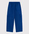 Kinder Cargo-Hose aus einfarbigem Lyocell. blau INCOGNITO