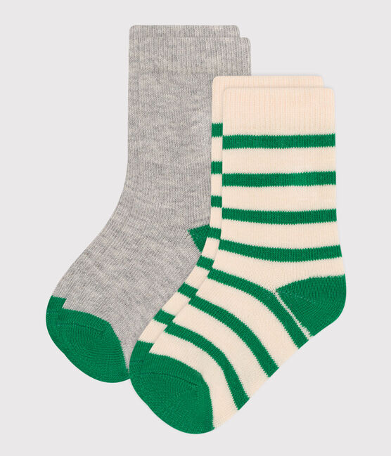 2er-Set gestreifte Babysocken aus Baumwolle variante 2