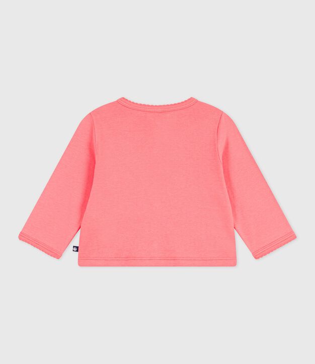 Baby-Cardigan aus einfarbiger Baumwolle FLAMAND
