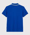 Kurzärmeliges Kinder-Poloshirt aus Jersey für Jungen blau SURF