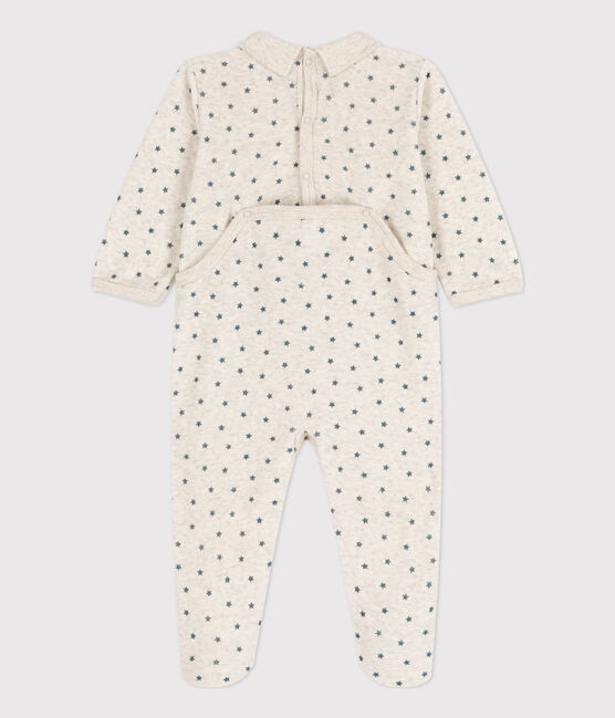 Baby-Strampler aus Nicki mit Sternenmuster MONTELIMAR/ DUCKY