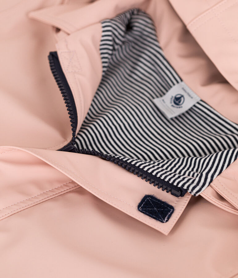 Ikonische Regenjacke f&uuml;r Kinder rosa SALINE