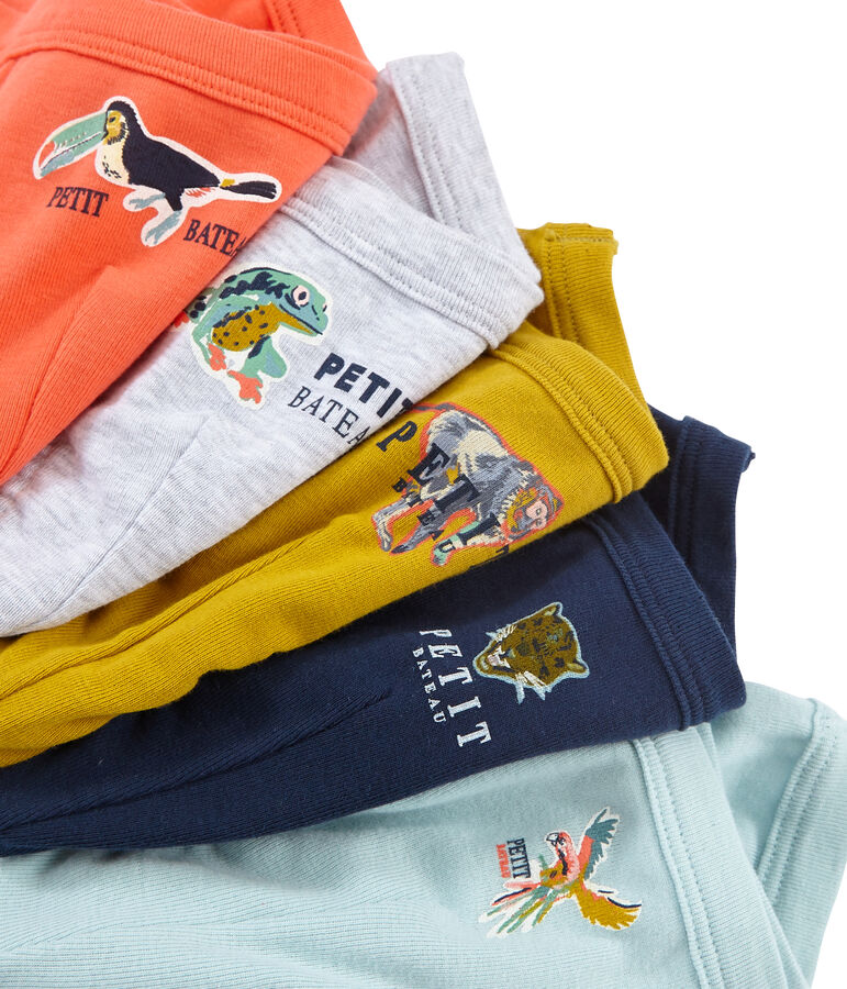 5er-Set Slips f&uuml;r kleine Jungen vielfarbig