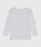 Langärmeliges T-Shirt für Mädchen aus Baumwolle grau POUSSIERE CHINE