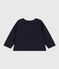 Baby-Sweatshirt aus Molton blau SMOKING