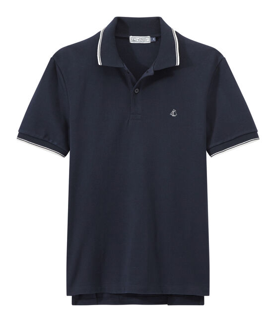 Kurzärmeliges poloshirt herren blau SMOKING