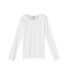 Langärmeliges Mädchen T-Shirt mit KokottSaum